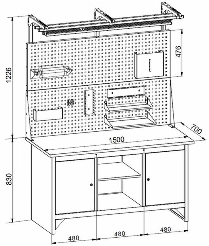 Слесарный верстак своими руками (38 фото): чертежи и размеры стола по госту. как сделать металлический и деревянный верстак для тисков для гаража?