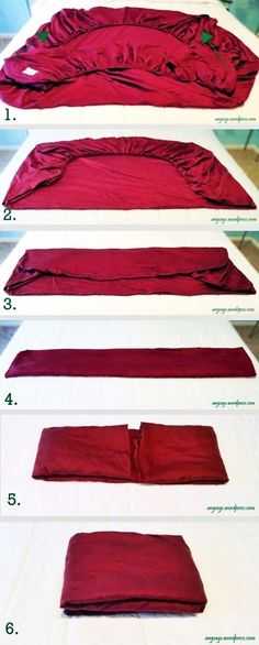 Как красиво складывать постельное белье