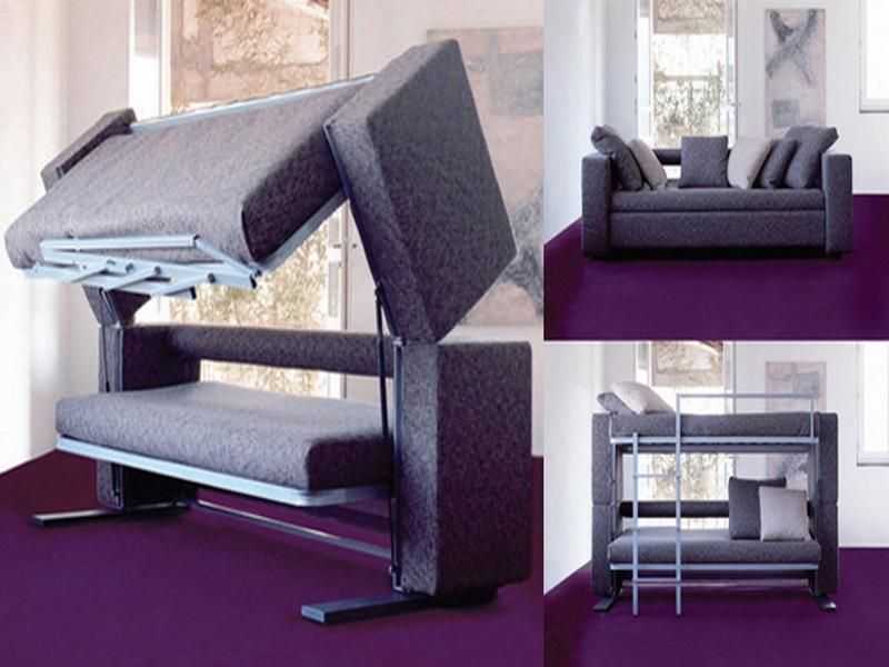 Современный диван-трансформер в двухъярусную кровать трансформируется всего в несколько движений Какой должна быть трансформирующаяся двухэтажная модель Какие критерии учитывать при выборе дивана-трансформера