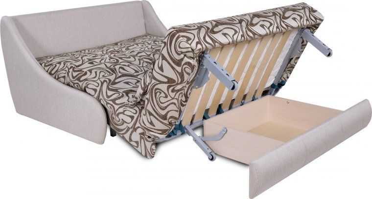 Диван-аккордеон (62 фото): мебель с ящиком для белья и подлокотниками на металлокаркасе с удобным механизмом