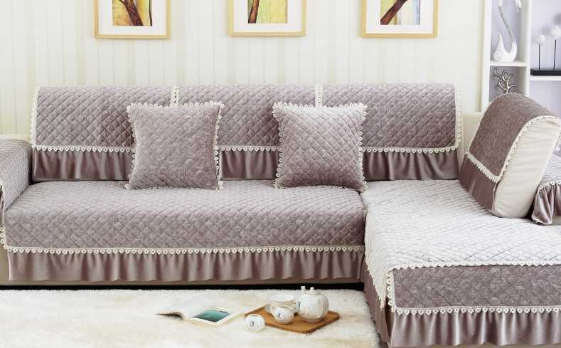 Чехол на угловой диван: быстрый вариант обновления обивки и советы по пошиву
