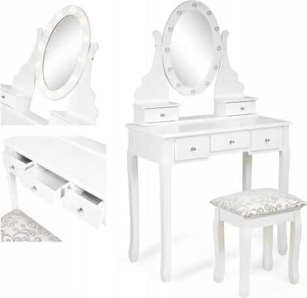 Угловой туалетный столик с зеркалом очень популярен сегодня Каким должен быть дамский будуарный стол для макияжа из массива и его размеры Какими бывают туалетные столики