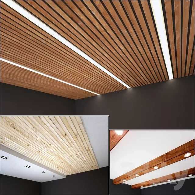 Как сделать деревянный реечный потолок - особенности монтажа, преимущества вагонки, фотографии и видео