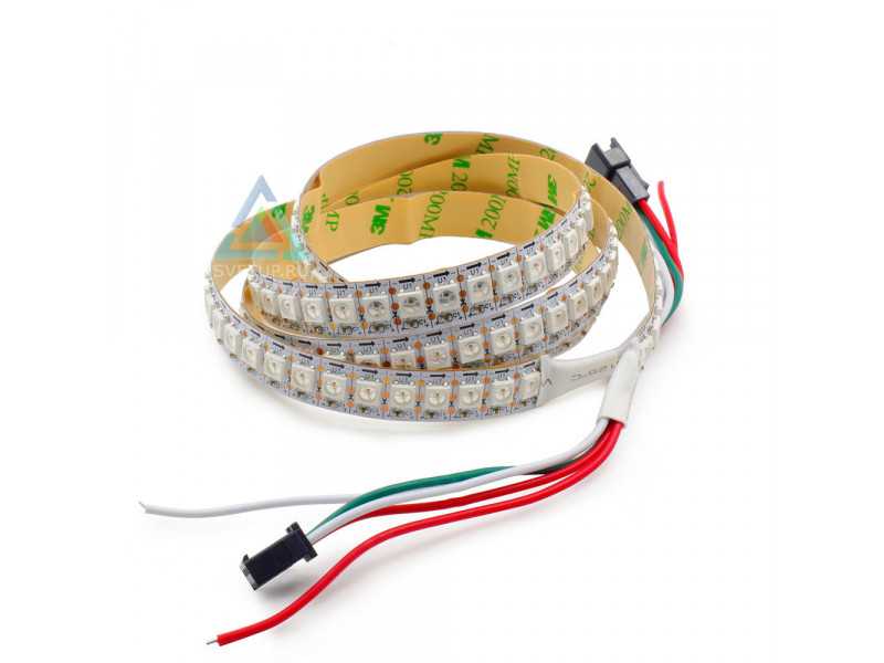 Arduino:примеры/гайд по использованию светодиодной ленты ws2812b с arduino — онлайн справочник