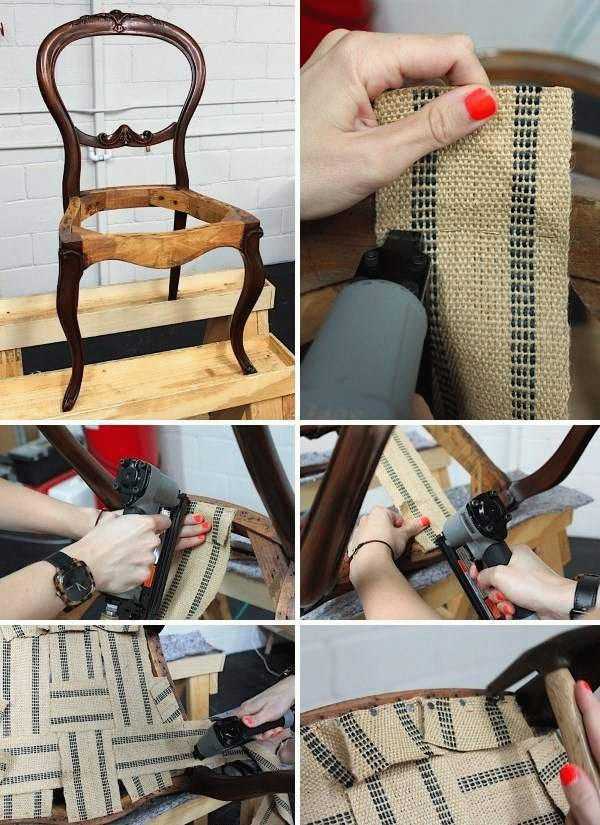 Как правильно перетянуть стул своими руками - компьютерный, кожаный и другие, мастер класс с видео
