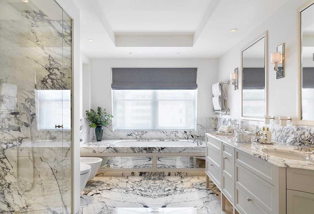 Мрамор в ванной: советы и обзор самых красивых интерьеров (52 фото) | дизайн и интерьер ванной комнаты