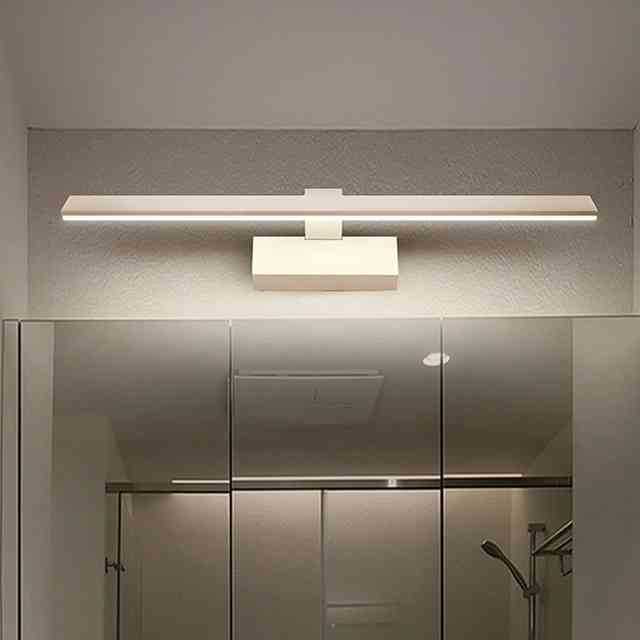 Светильник над зеркалом в ванной (67 фото): настенный светодиодный бра с подсветкой для освещения комнаты