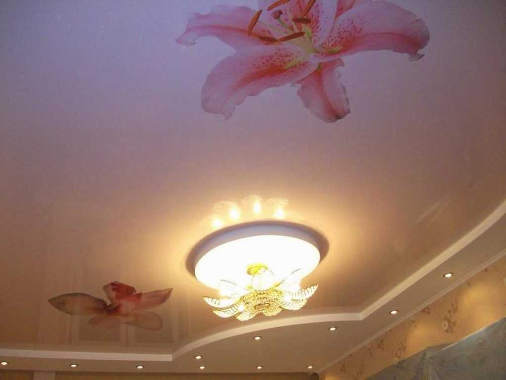 Модное интерьерное решение – натяжной потолок с орхидеей. Значение цветка, особенности и преимущества материала, а также примеры и варианты в интерьере, красивые сочетания