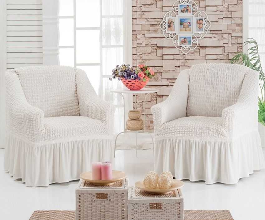 Универсальные чехлы на кресло: еврочехлы на диваны на резинке, отзывы