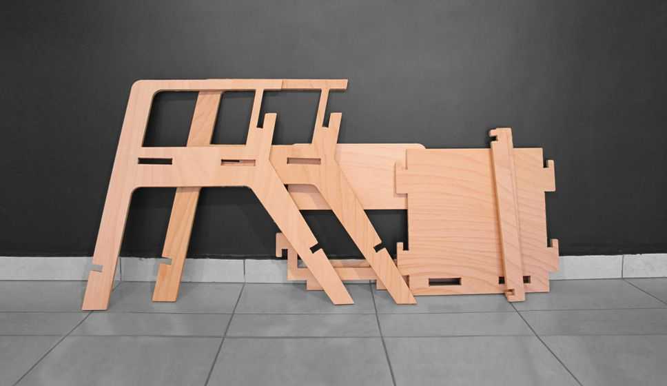 Мебель из фанеры (50 фото): производство сборной и другой фанерной мебели, дизайнерская из ламинированной и необычная мебель из гнутой фанеры