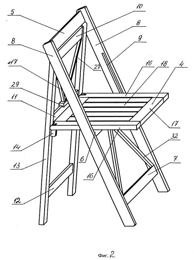 Как сделать складной стул своими руками?