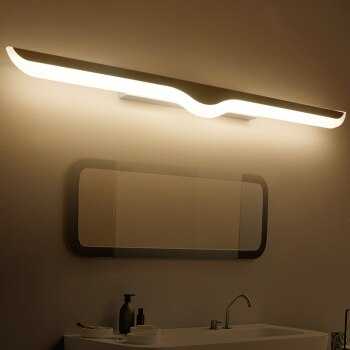 Светильники над зеркалом в ванной комнате: критерии выбора и идеи дизайна