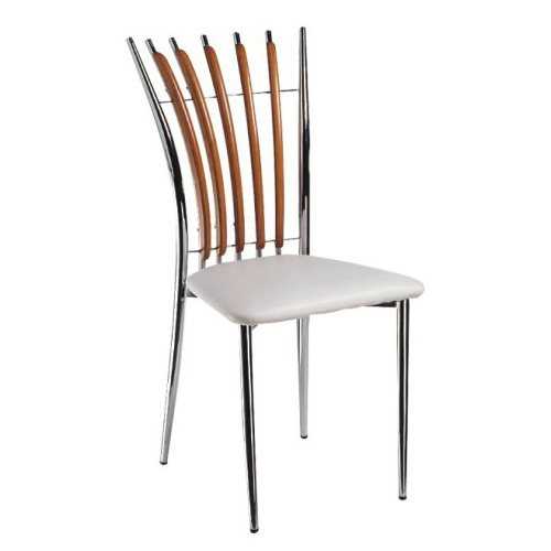 Металлические стулья (42 фото): на металлокаркасе с мягкими сиденьем и .