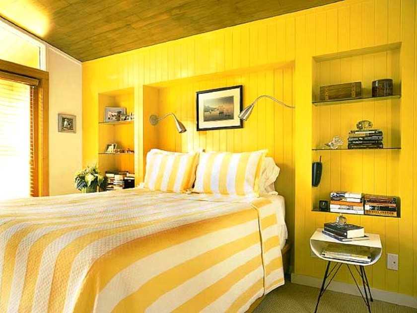 Солнечная гармония в интерьере: подбираем к желтым обоям оригинальные шторы