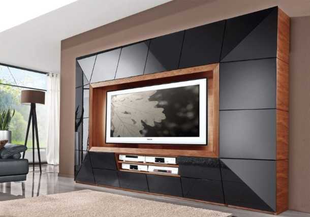 Тумба в гостиную (61 фото): длинная подвесная витрина для посуды, современная угловая стенка для телевизора