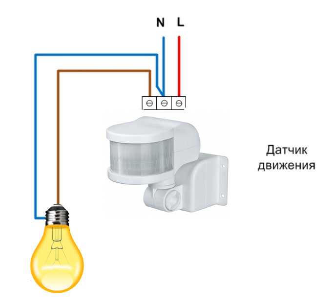 Как подключить датчик движения для управления светом?