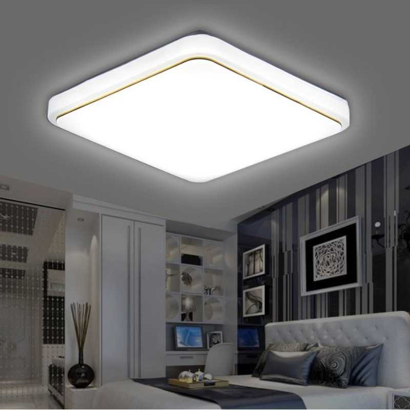 Светодиодные накладные светильники (53 фото): круглые и квадратные led-модели для внутреннего освещения, линейные белые и черные