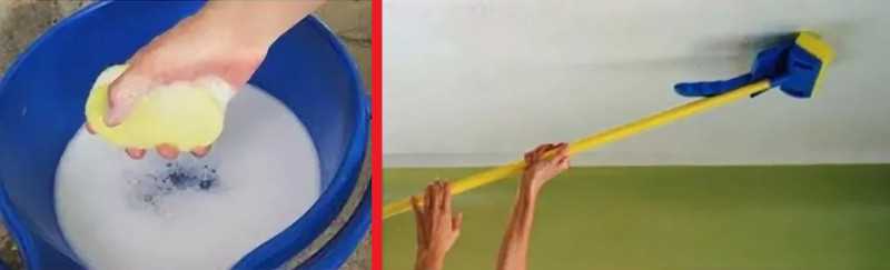 Натяжной потолок: как правильно мыть, чтоб не повредить