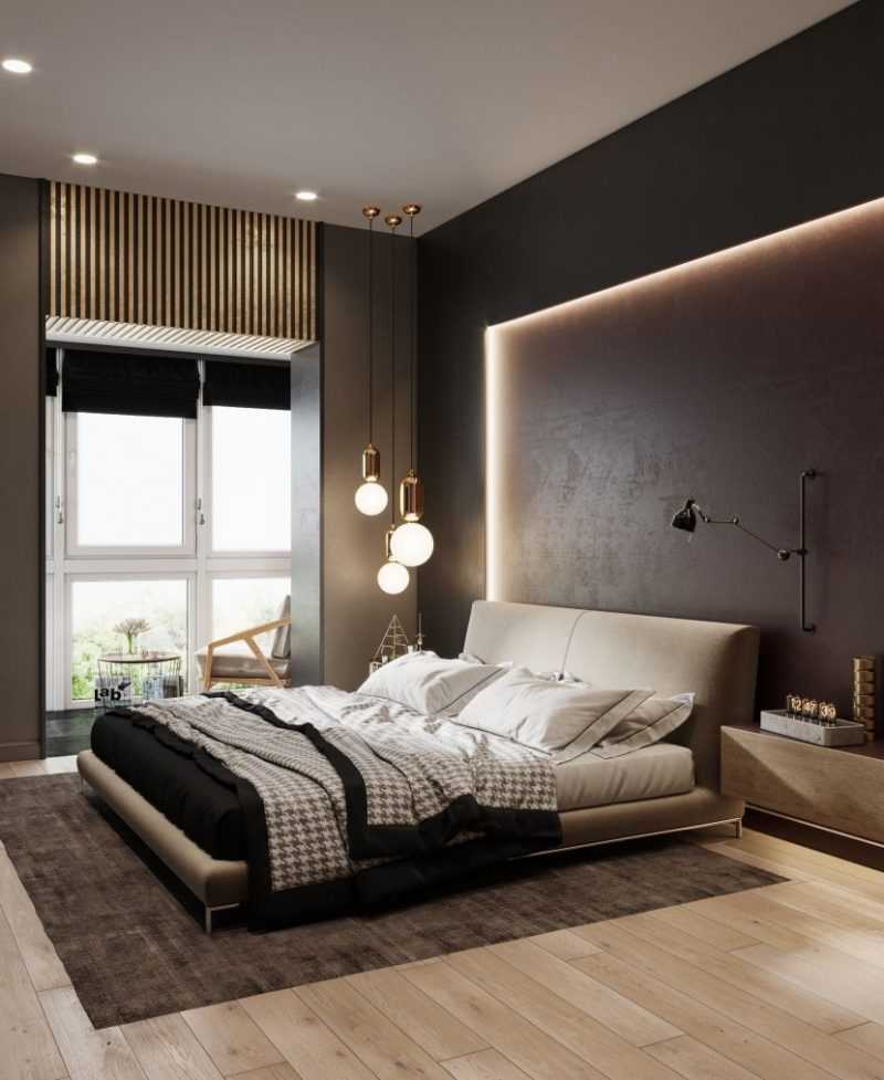 Коричневая спальня: 120 фото эксклюзивного дизайна в спальне