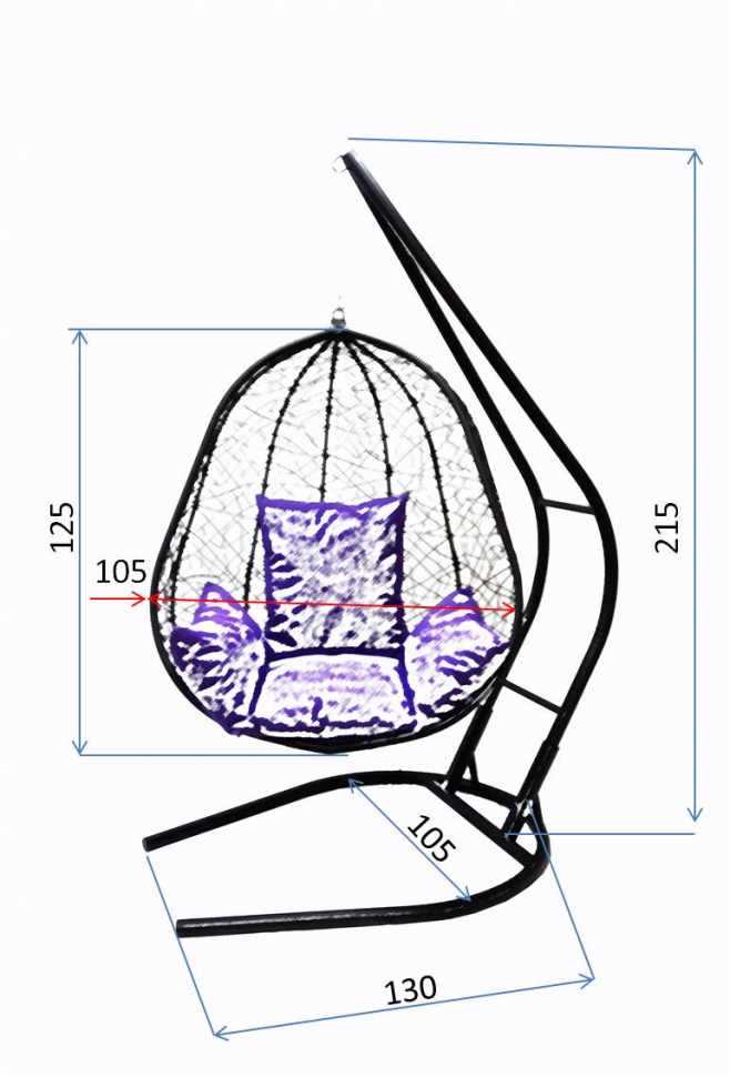 Подвесное плетеное кресло — виды и устройство моделей