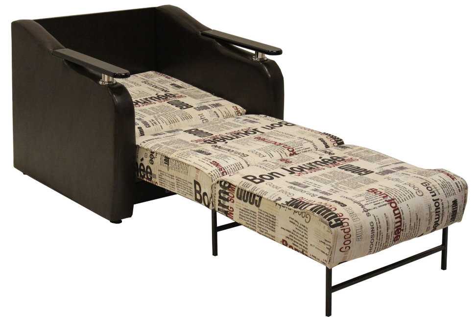 Кресла-кровати «аккордеон»: модели с ящиком для белья на металлокаркасе, особенности механизма, варианты с ортопедическим матрасом