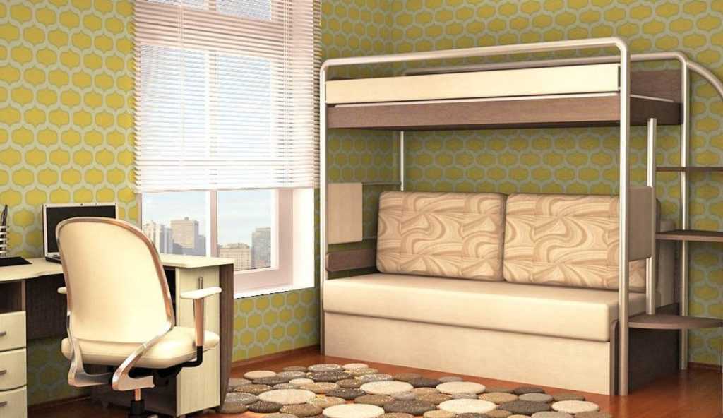 Двухъярусная кровать с диваном внизу для родителей: выбираем варианты мебели для родителей и ребенка Какие бывают разновидности На что обратить внимание Какие рекомендации по эксплуатации дают специалисты