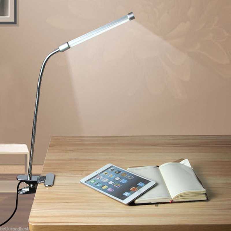 Настольная лампа - как выбрать с креплением к столу. светодиодную или классическую по качеству и цене
