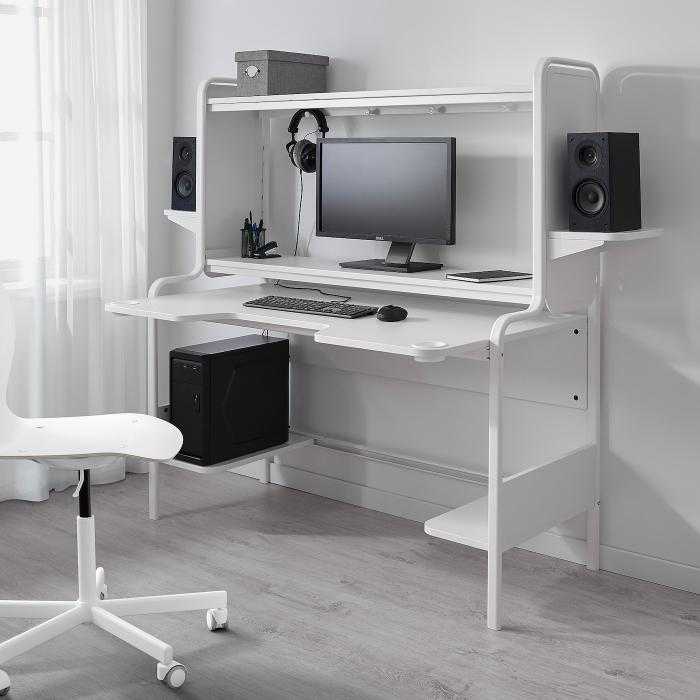 Письменные столы ikea (48 фото): белый школьный растущий стол с ящиками, мебель для школьника в интерьере