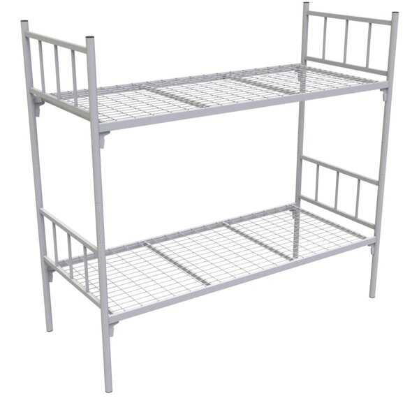 Выбираем железные двухъярусные кровати для строителей и рабочих