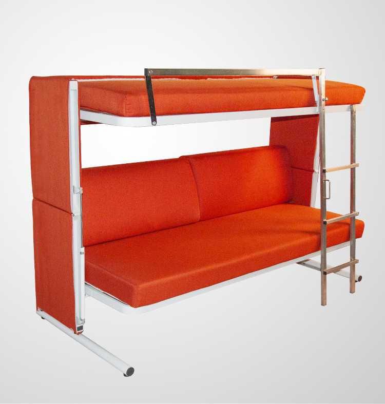 Диван-трансформер в двухъярусную кровать: 70 максимально удобных и практичных идей для вашей квартиры