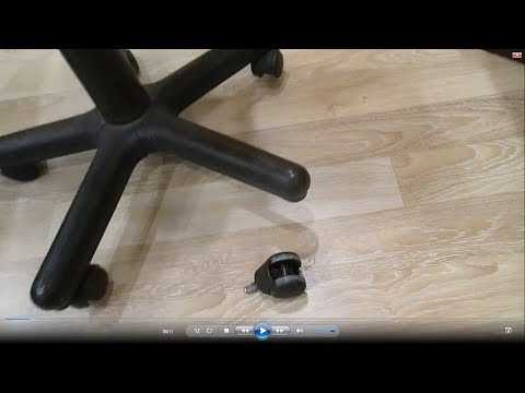 Как производится замена колес и роликов в офисных креслах