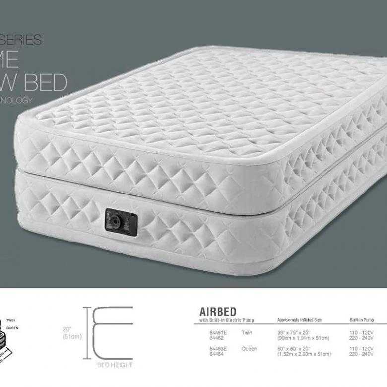 Какая надувная кровать лучше: intex или bestway?