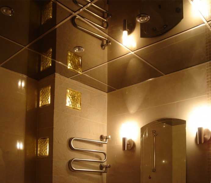 Можно ли делать натяжной потолок в ванной комнате: делают ли, можно ли устанавливать, какой лучше сделать
