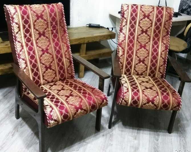 Советское кресло: с деревянными подлокотниками времен ссср и другие, реставрация старого кресла своими руками