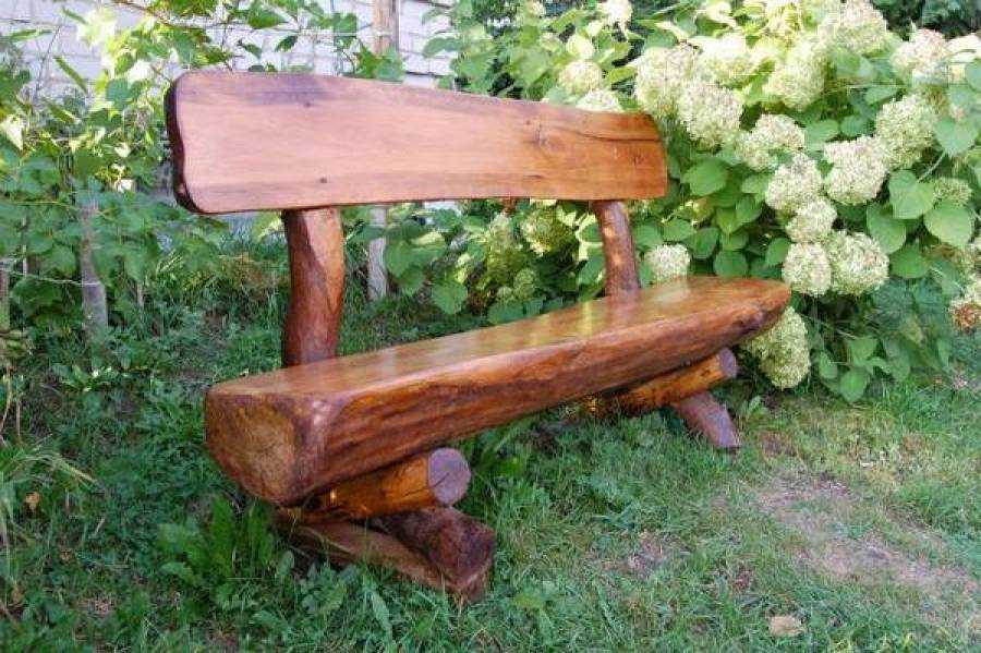 Скамейка со спинкой своими руками. как сделать скамейку из дерева.
