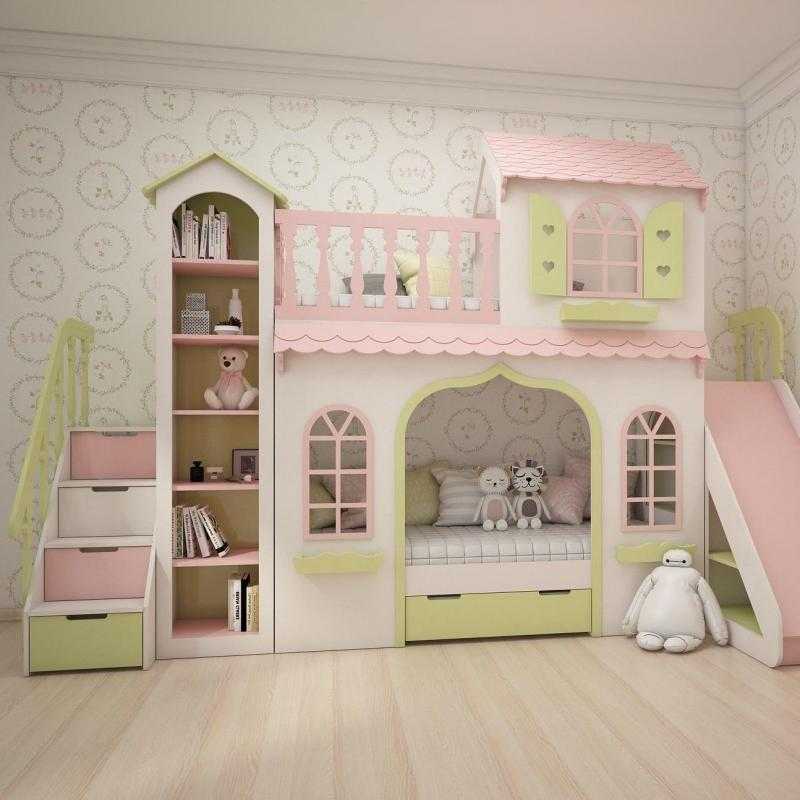 Кровать-домик: 50+ фото в интерьере, идеи для детской девочки или мальчика