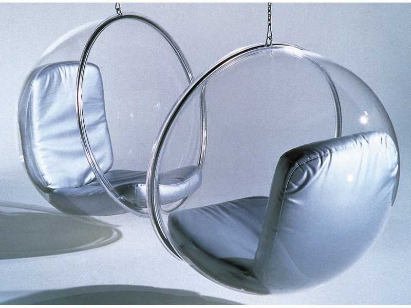 Бабл-кресло: подвесная прозрачная стеклянная модель в виде пузыря «bubble chair», мешок «bubbleboom»