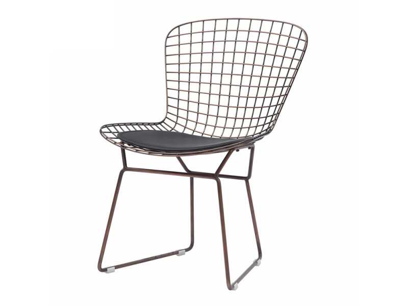 Металлические стулья (42 фото): на металлокаркасе с мягкими сиденьем и .