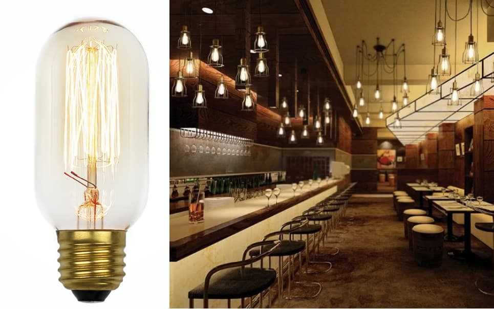 Ретро лампы эдисона — трендовое решение в мире современного освещения