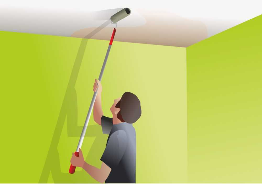 Самостоятельная покраска стен и потолка - 7 основных правил