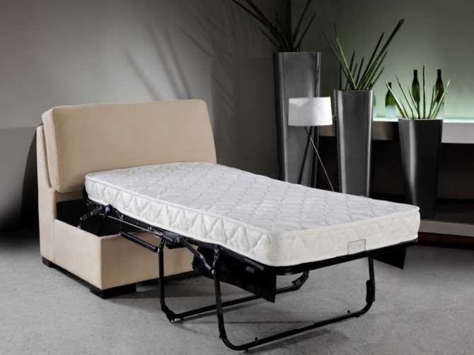 Кресло-кровать с ортопедическим матрасом – практичный и удобный вариант для обустройства спальни Какие существуют модели кресел-кроватей Как правильно выбрать механизм трансформации Какие ортопедические матрасы используются в креслах-кроватях