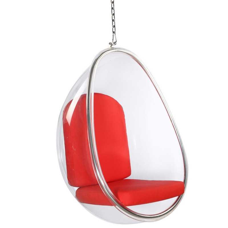 Кресло-шар: подвесное прозрачное стеклянное, мягкое круглое и другие модели, описание и выбор