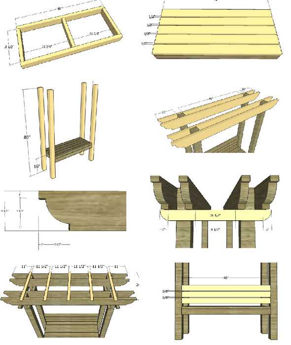 Скамейки из дерева своими руками: 3 проекта для сада и дачи