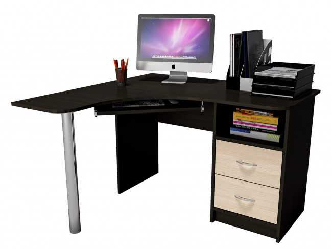 Компьютерный стол с надстройкой (46 фото): прямые письменные столы с ящиками, узкие модели с отдельными шкафчиками
