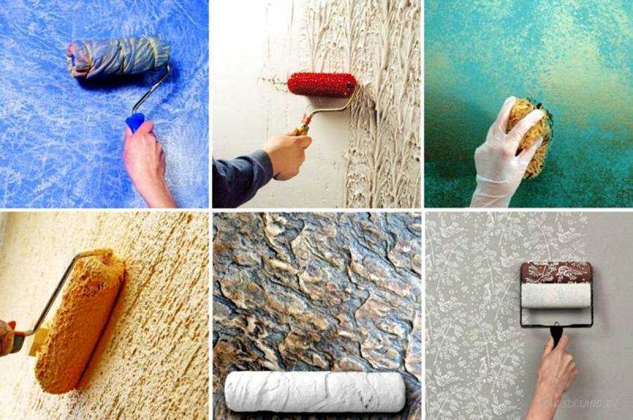 Покраска декоративной штукатурки (50 фото): виды покраски для стен, как покрасить в два цвета своими руками