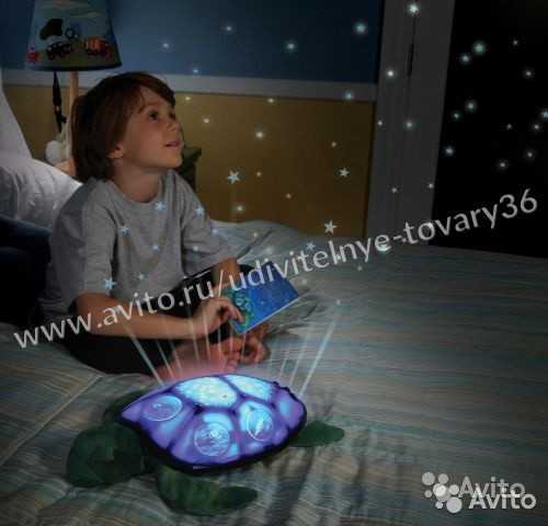 Ночник-проектор – оригинальный светильник в комнату ребенка Чем привлекают музыкальные модели с проекцией в виде черепашки для детей и другие ночники Что говорят отзывы о таких ночниках