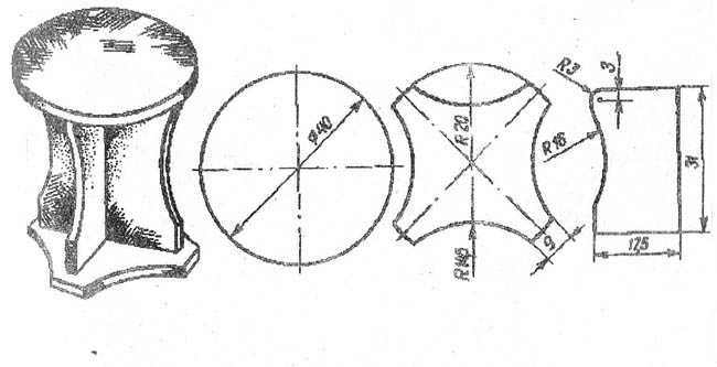 Как сделать табуретку своими руками из дерева: чертеж, схема и пошаговая инструкция