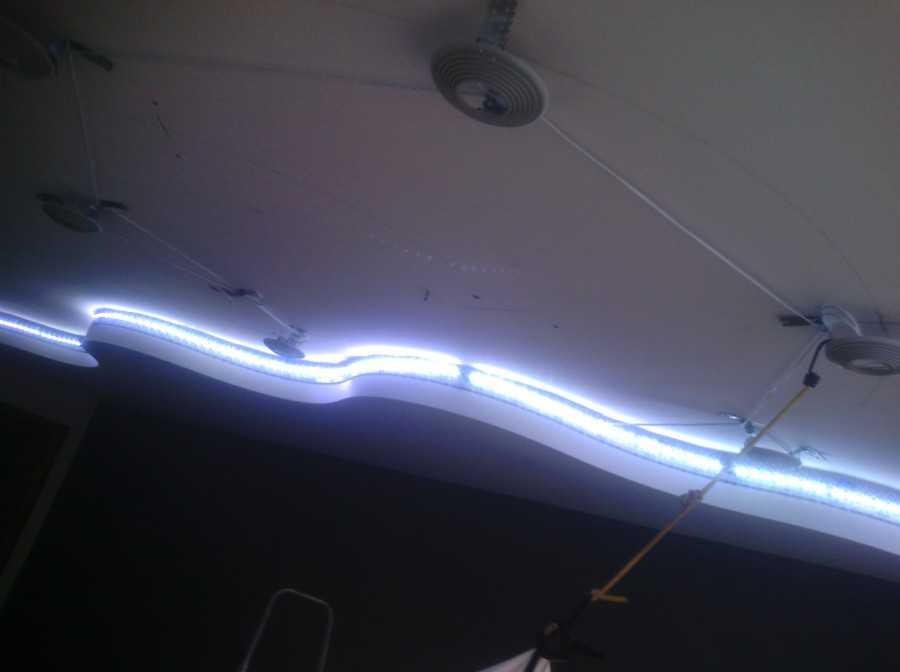 Подсветка потолка светодиодной лентой: делаем современный и красивый интерьер