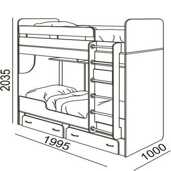 Кровать-чердак с рабочей зоной для подростка: выбор, изготовление