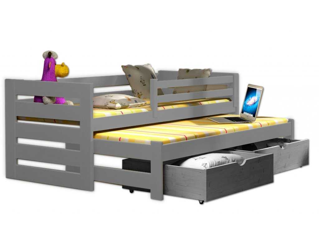 Выдвижная кровать (71 фото): двухъярусная модель с выкатным спальным местом
